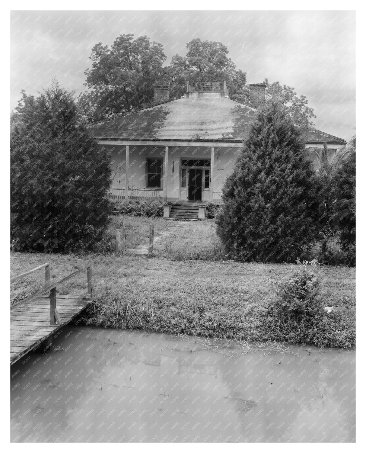 Chalmette LA Architecture, Historic Image from 1953