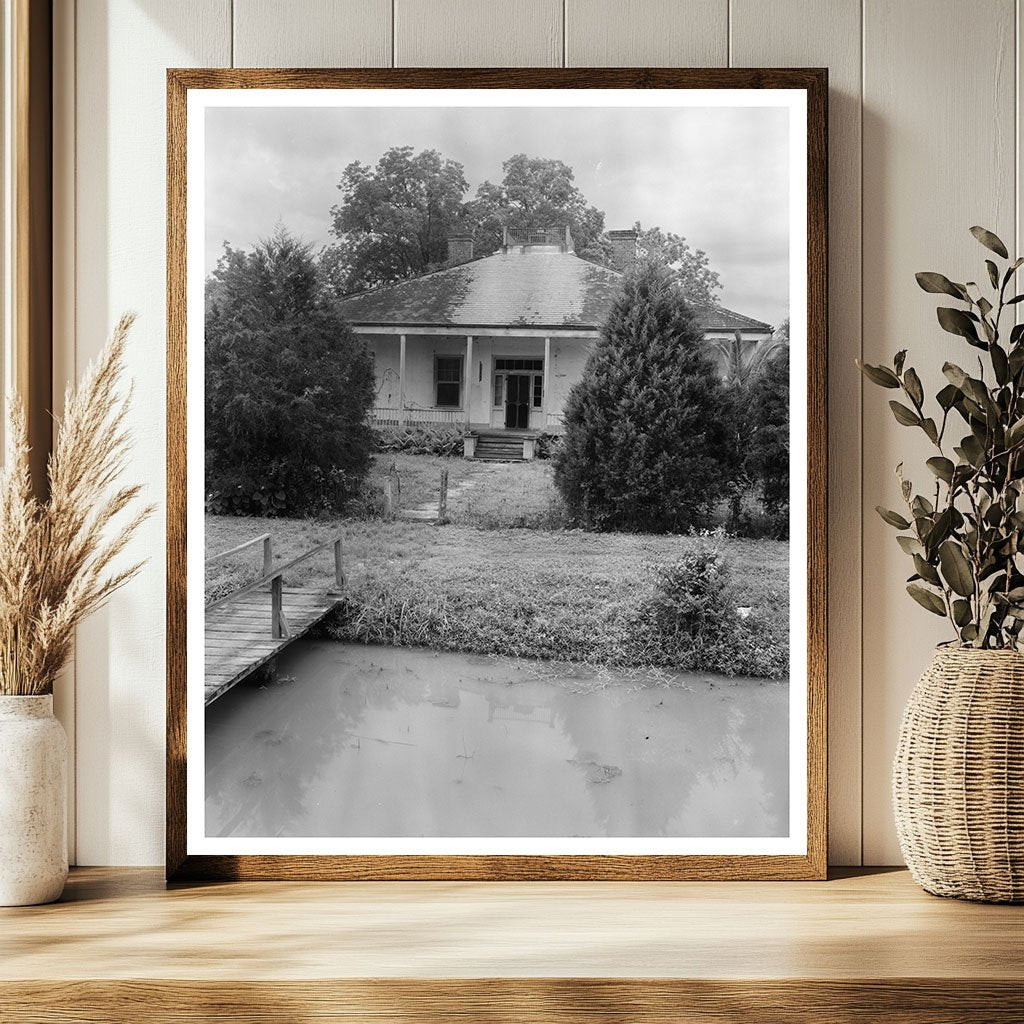 Chalmette LA Architecture, Historic Image from 1953