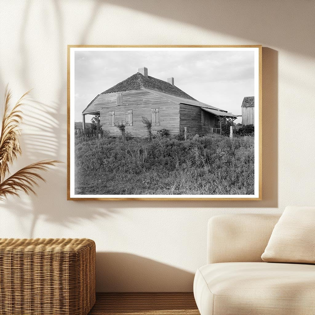 New Roads, LA Vintage Architecture Photograph, 1953