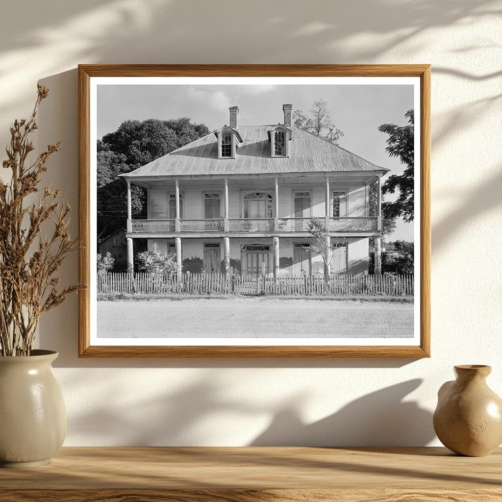 Historic Structure in New Roads, Louisiana, 1800