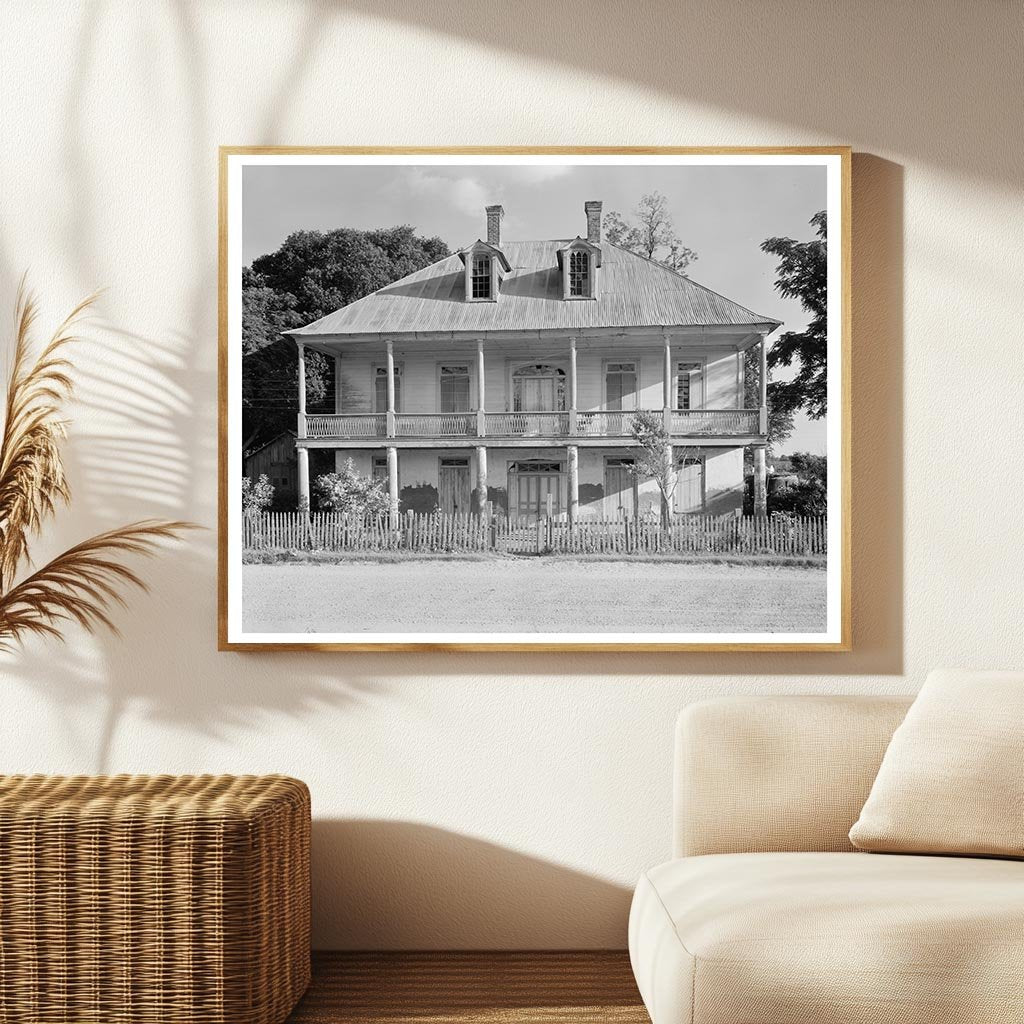 Historic Structure in New Roads, Louisiana, 1800