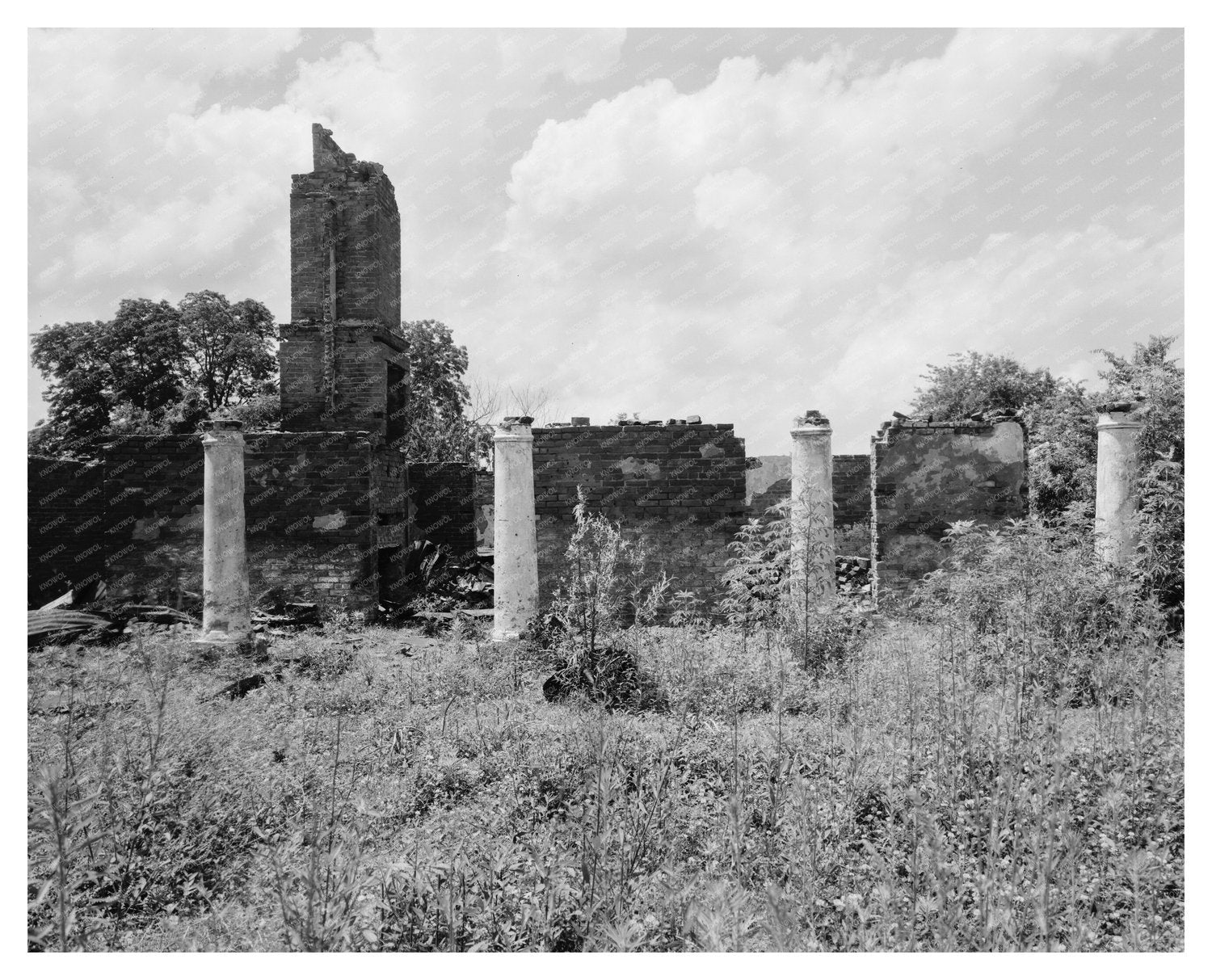 Louisiana Architectural Ruins, Carnegie Survey 1953