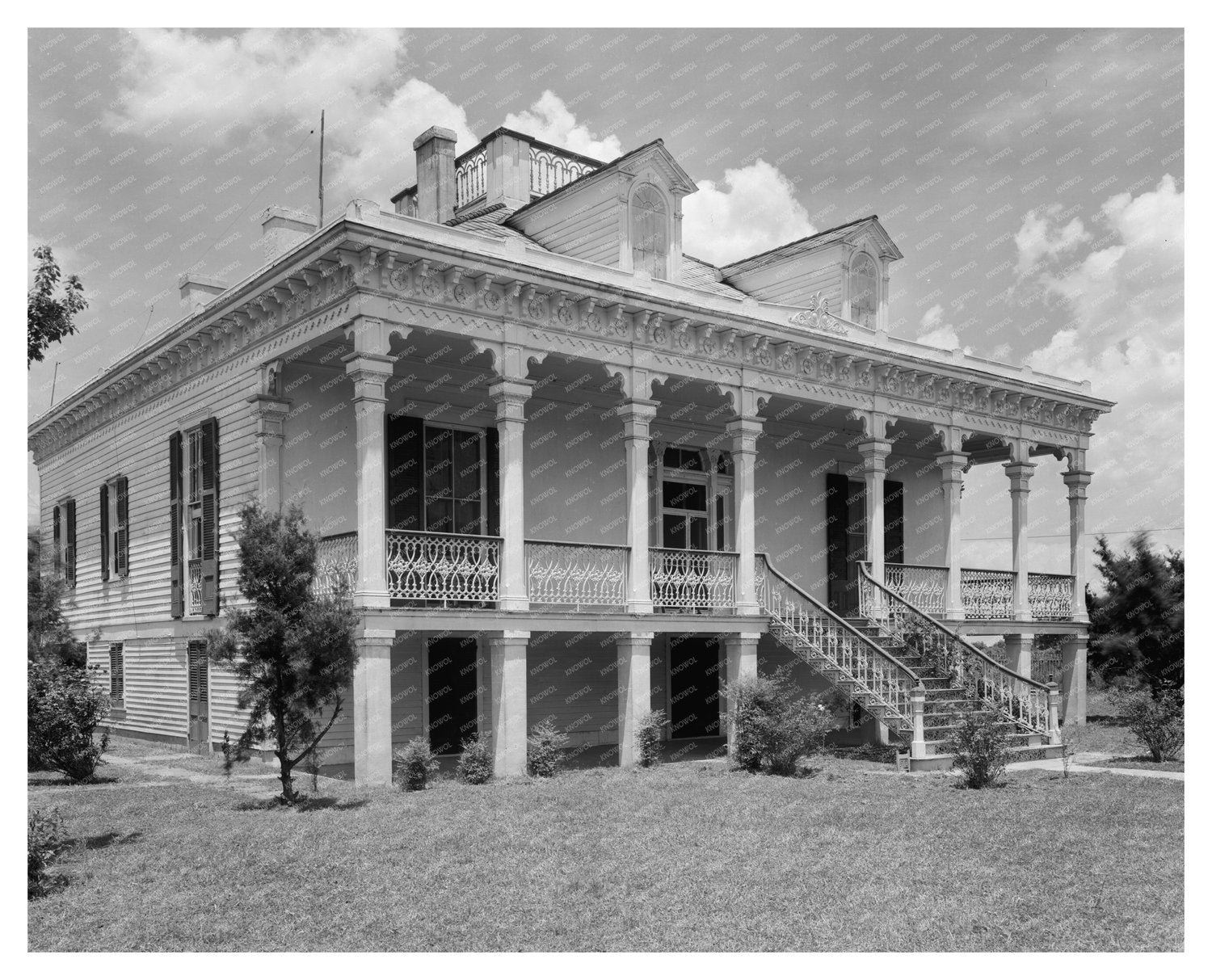 St. John the Baptist Parish, LA Architecture, 1953 KNOWOL