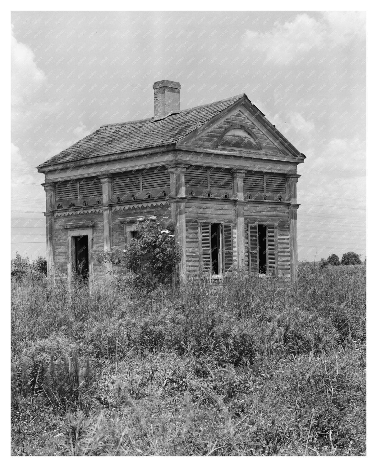 Vintage Abandoned Structure in St. John Parish, LA, 1930s
