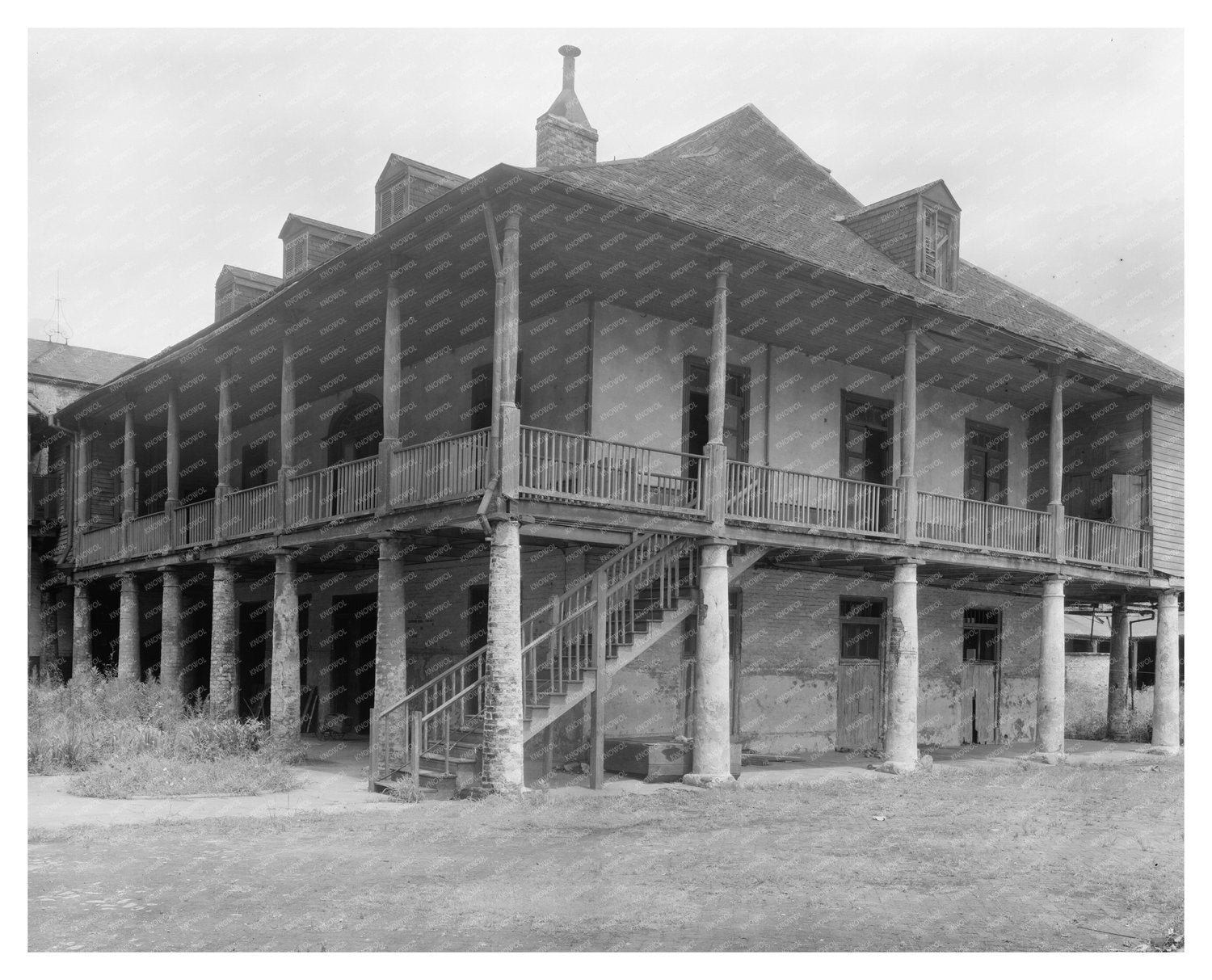 New Orleans Architectural Details, Louisiana 1953