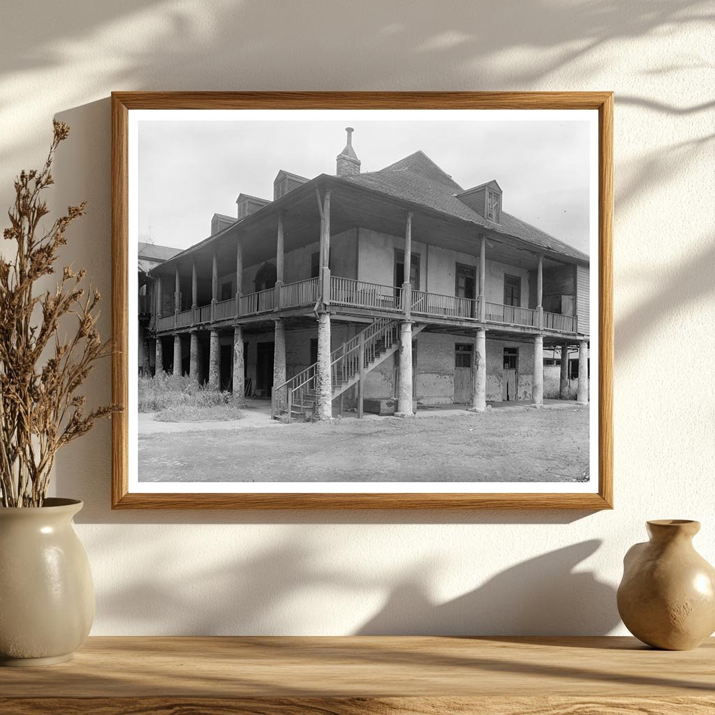 New Orleans Architectural Details, Louisiana 1953