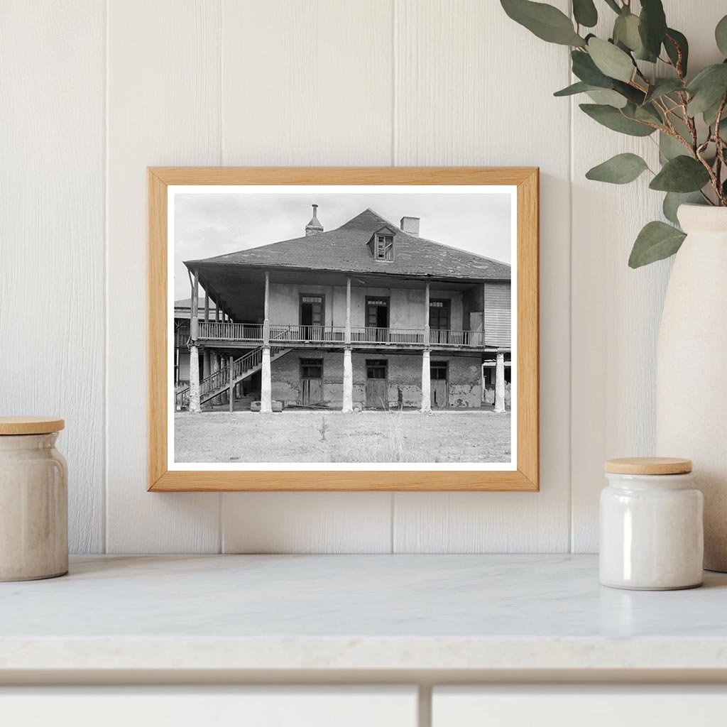 New Orleans Architecture: Vintage Photo from 1950s