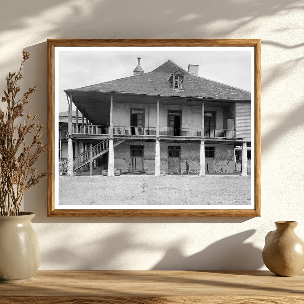 New Orleans Architecture: Vintage Photo from 1950s