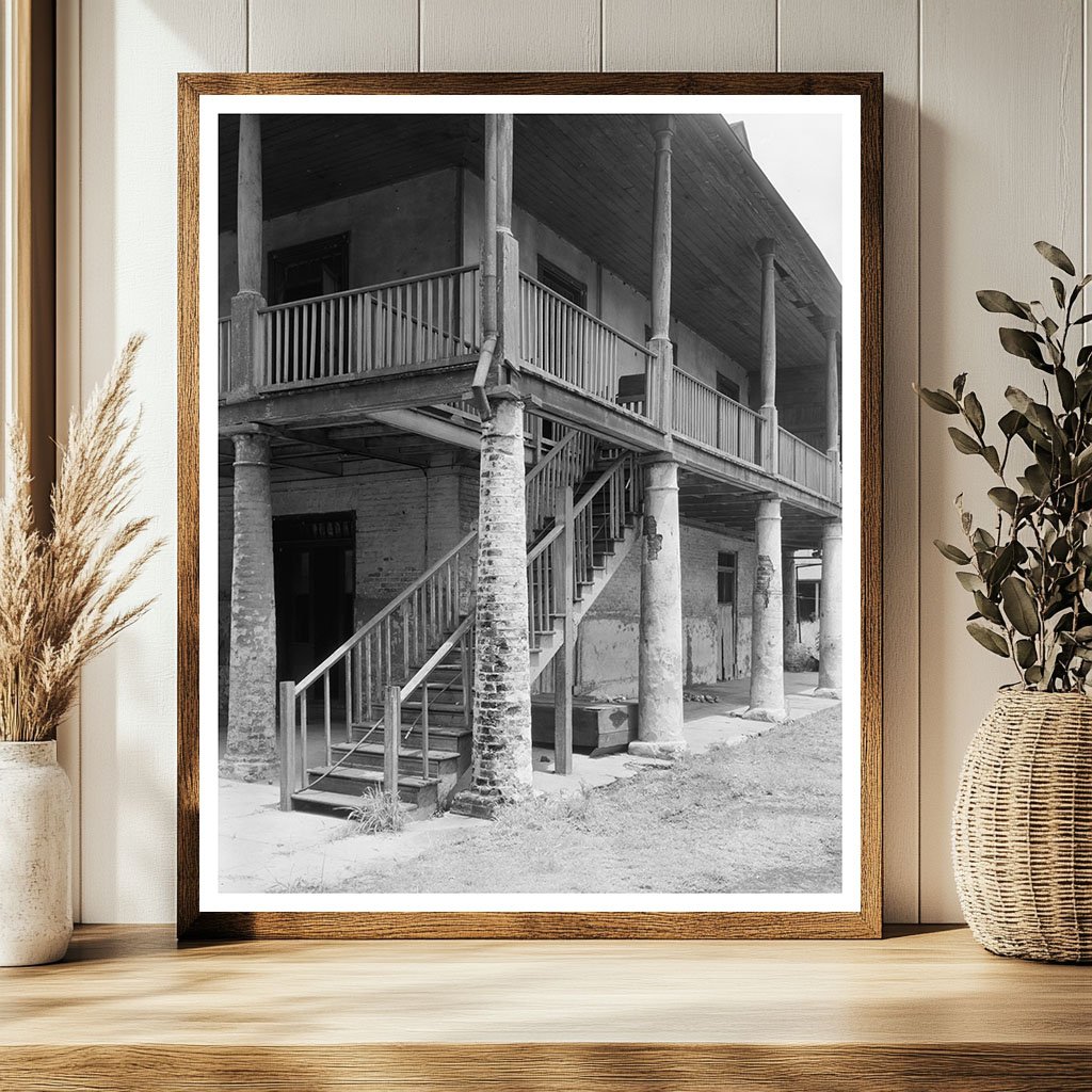 New Orleans Architecture: Vintage Photo from 20th Century