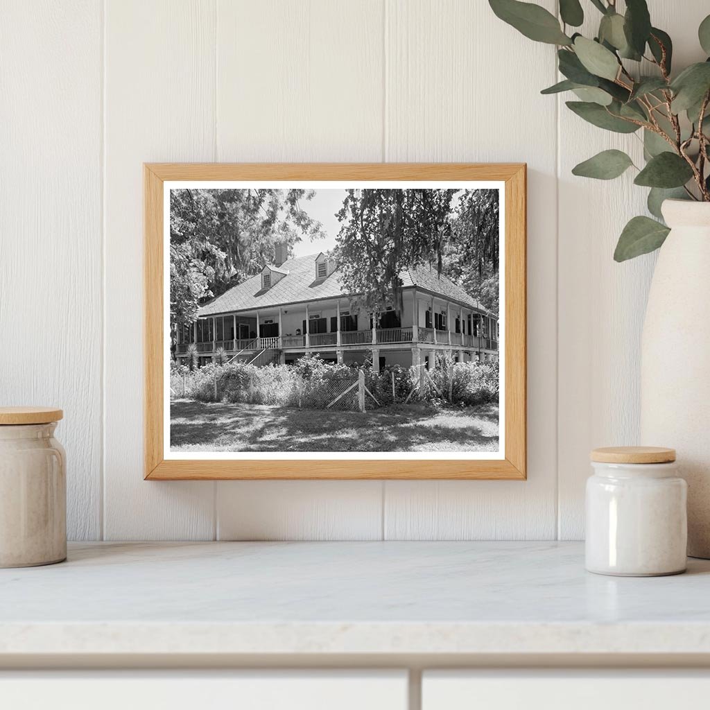 Historic Plantation in Point Coupee, LA 1750 Photo Archive