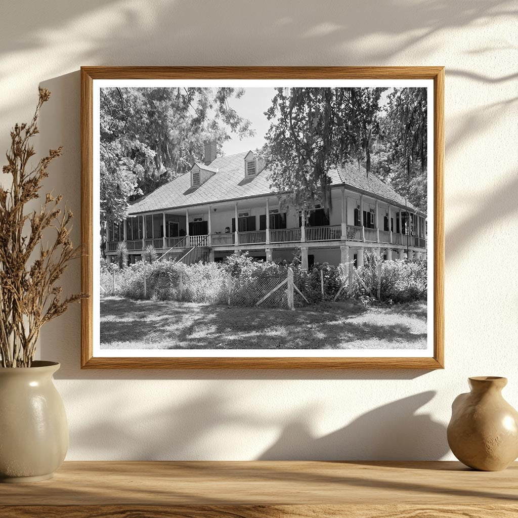 Historic Plantation in Point Coupee, LA 1750 Photo Archive