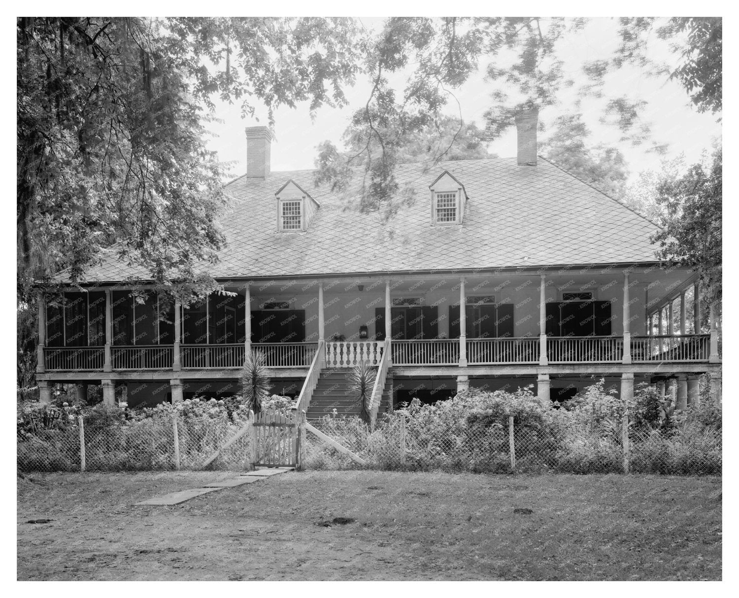 1750 Architecture in Point Coupee Parish, Louisiana