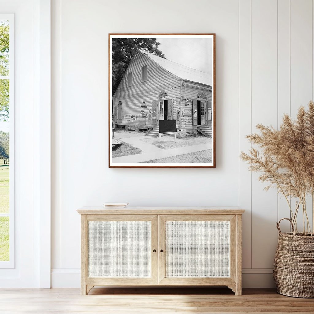 Vintage 1934 Photo of Grand Coteau Store, Louisiana