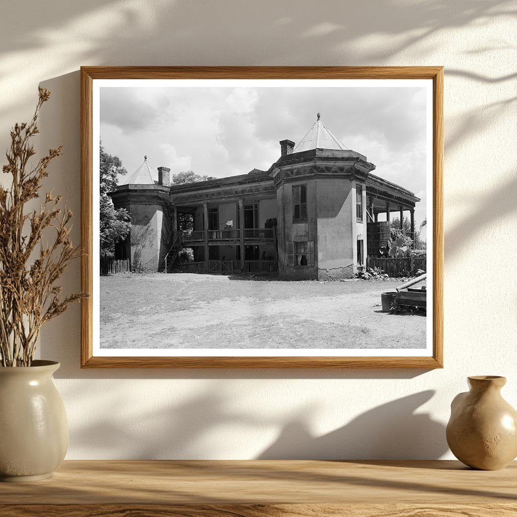 Vintage Louisiana House Photo, St. James Parish, 20th Centur