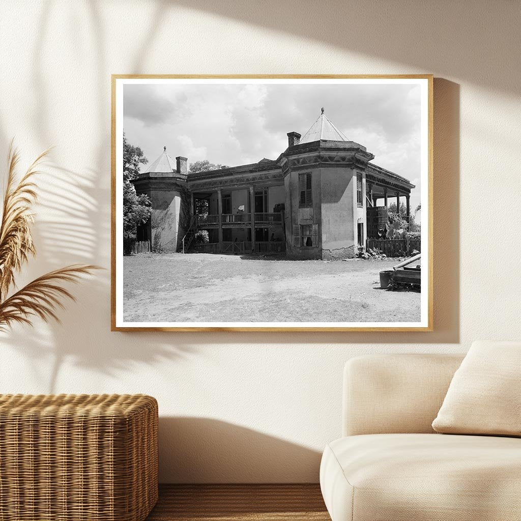 Vintage Louisiana House Photo, St. James Parish, 20th Centur