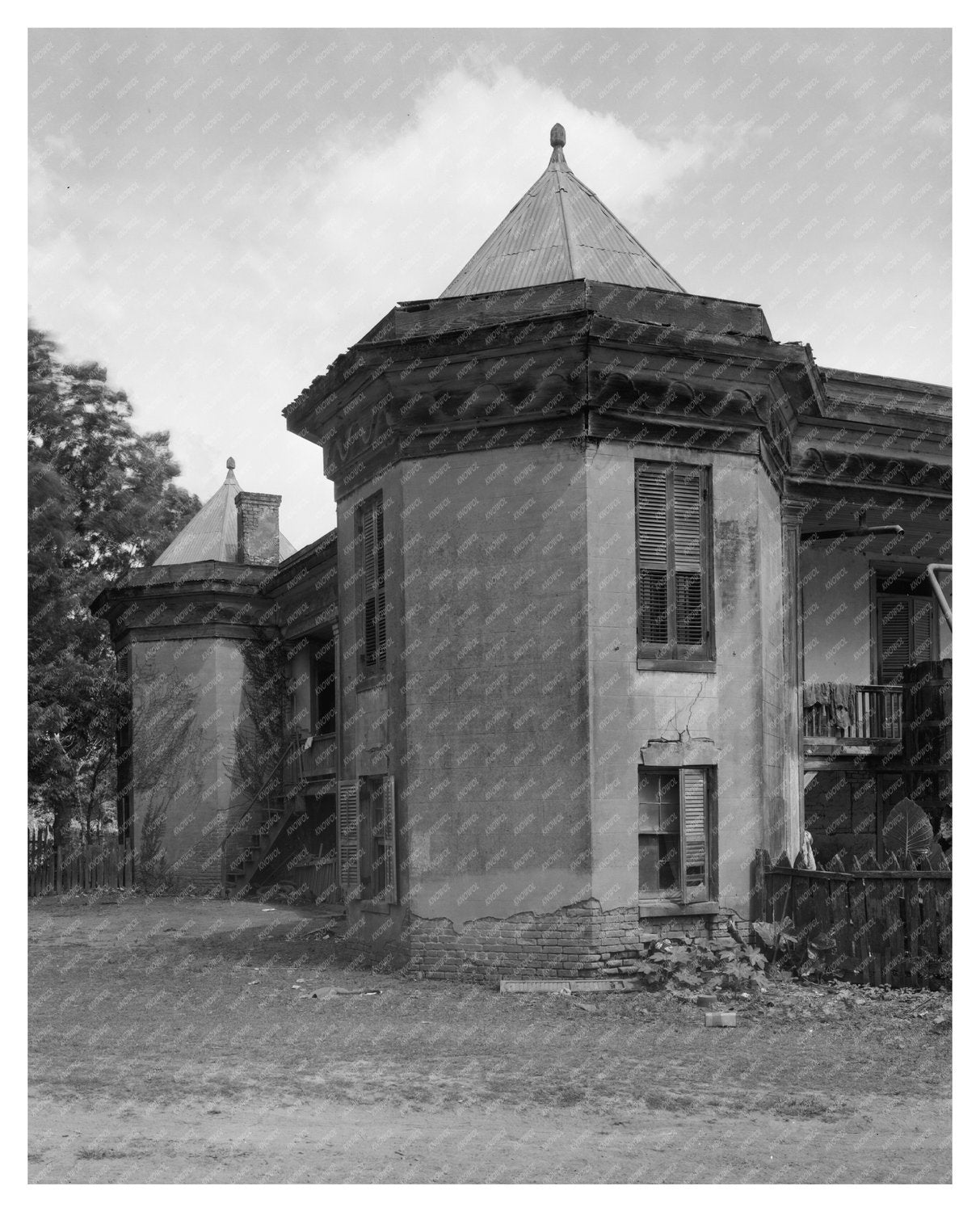 Vintage Photograph of St. James Parish, Louisiana, 1953