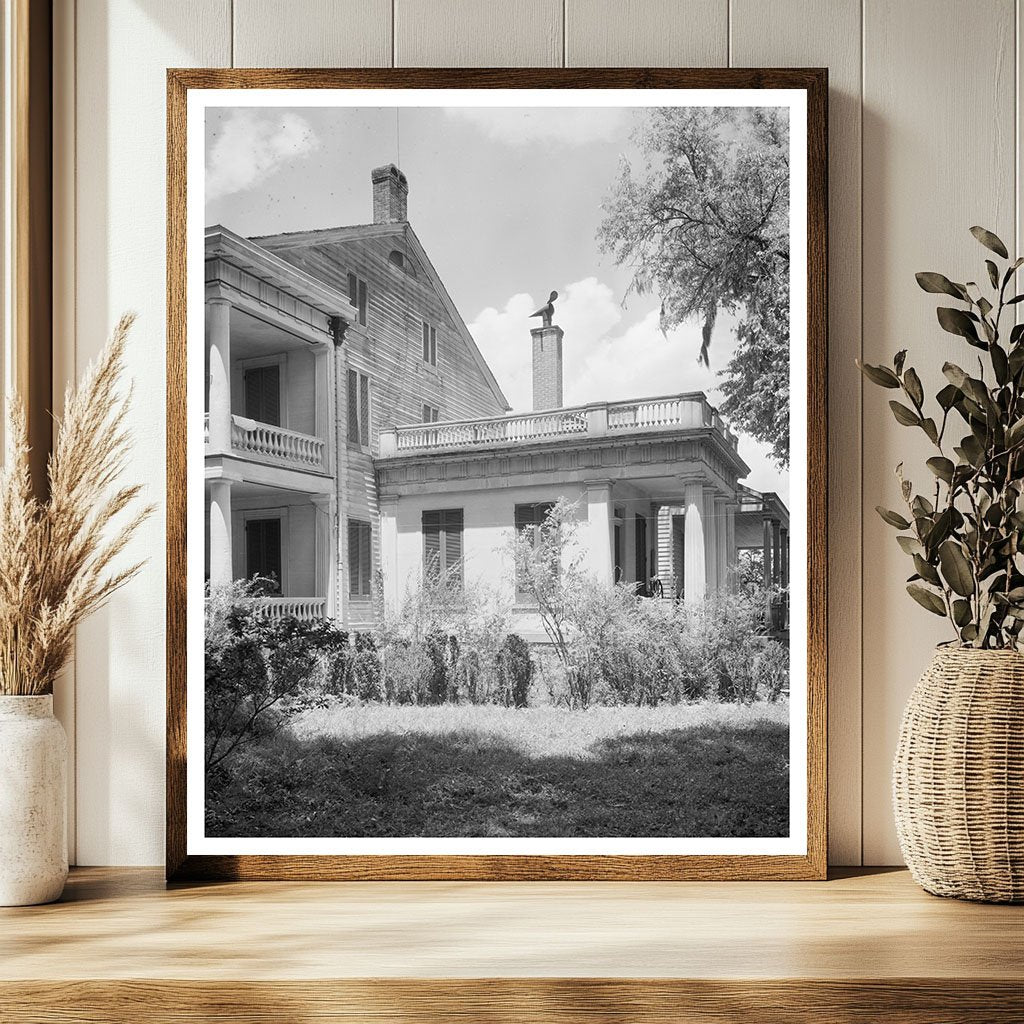 1835 Architecture in St. Francisville, Louisiana - Vintage P