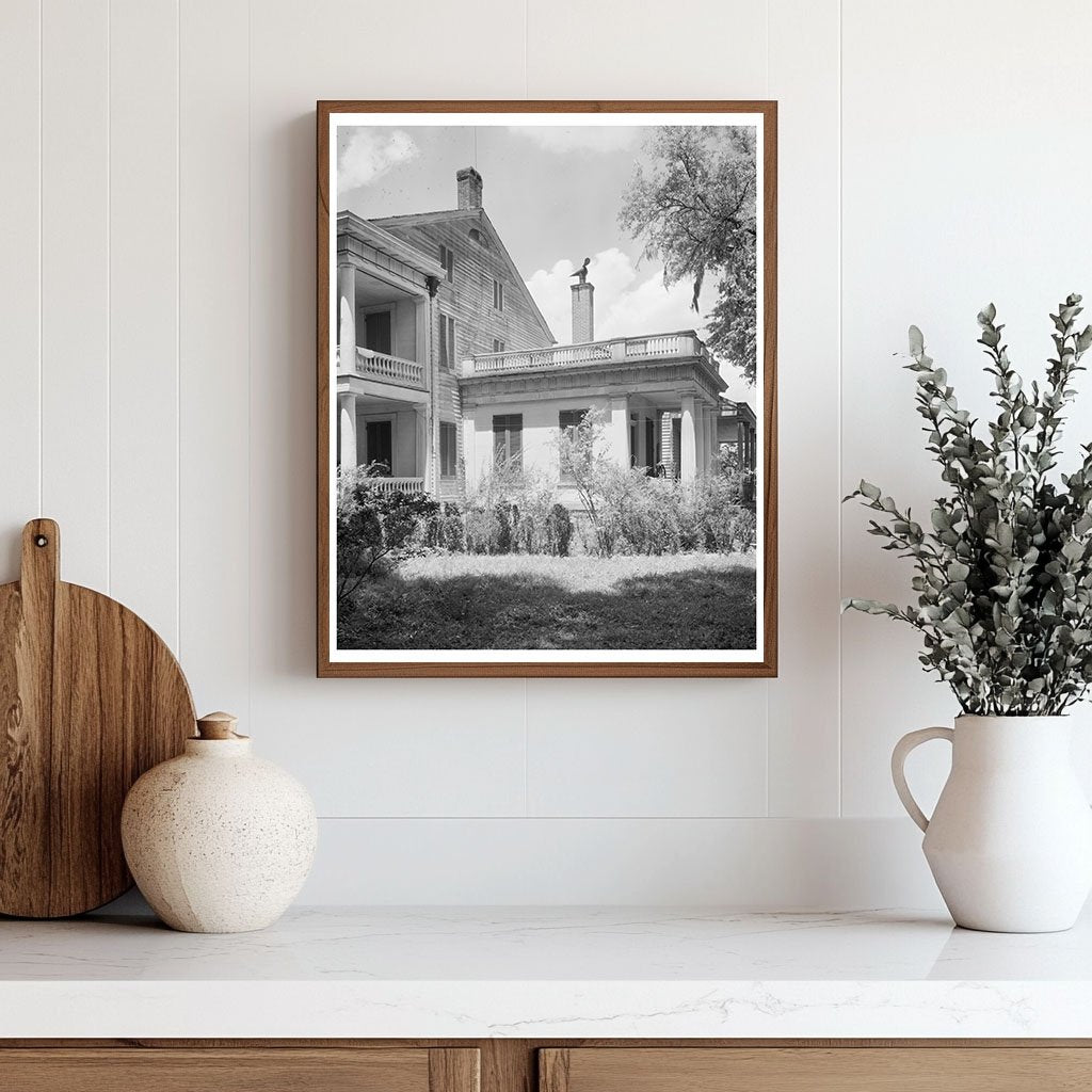 1835 Architecture in St. Francisville, Louisiana - Vintage P