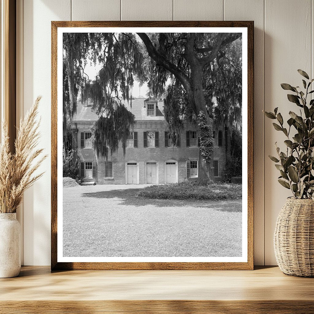 Wm. Weeks Hall, New Iberia LA, 1830 Vintage Photo