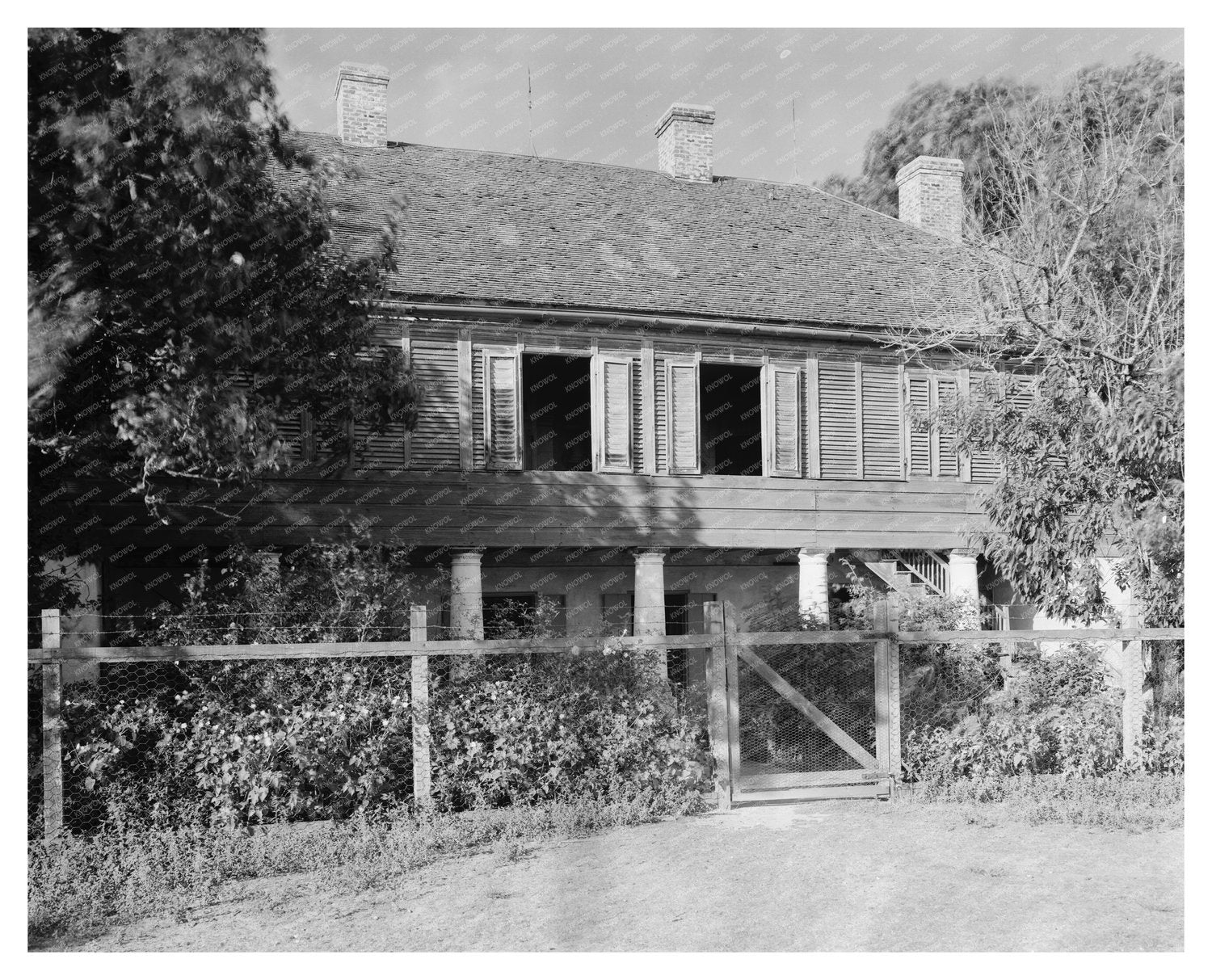 1810 Historic Home, Wallace, Louisiana - Carnegie Survey