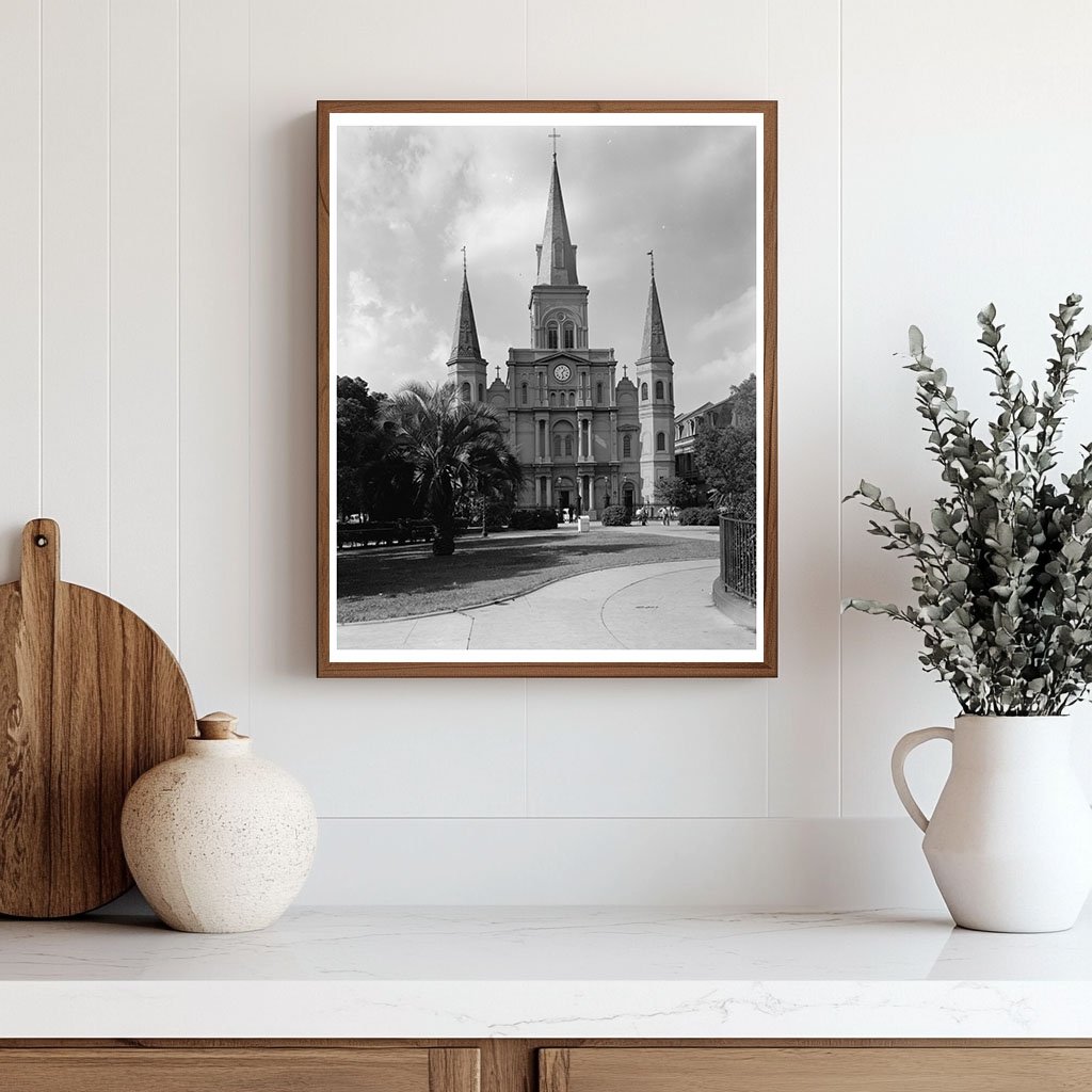 New Orleans Architecture: Vintage Photo from 1900s