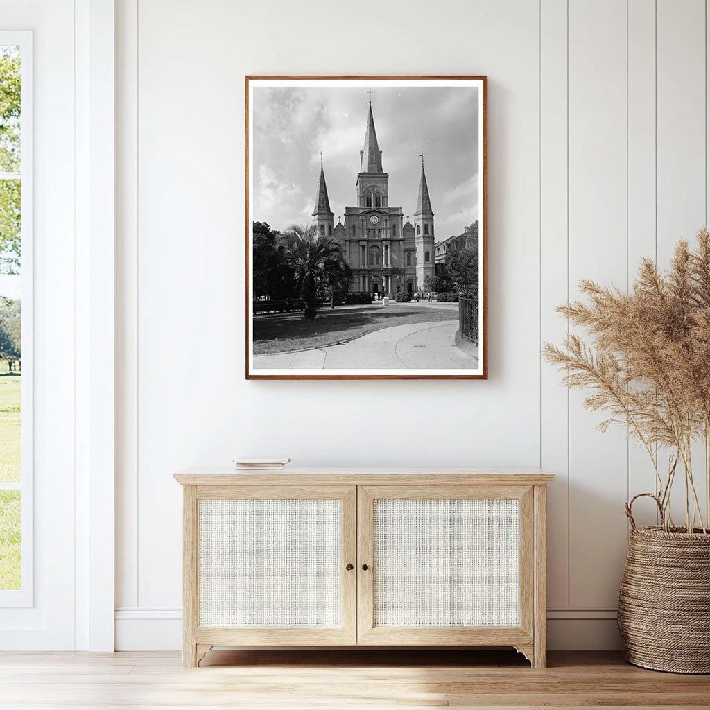 New Orleans Architecture: Vintage Photo from 1900s