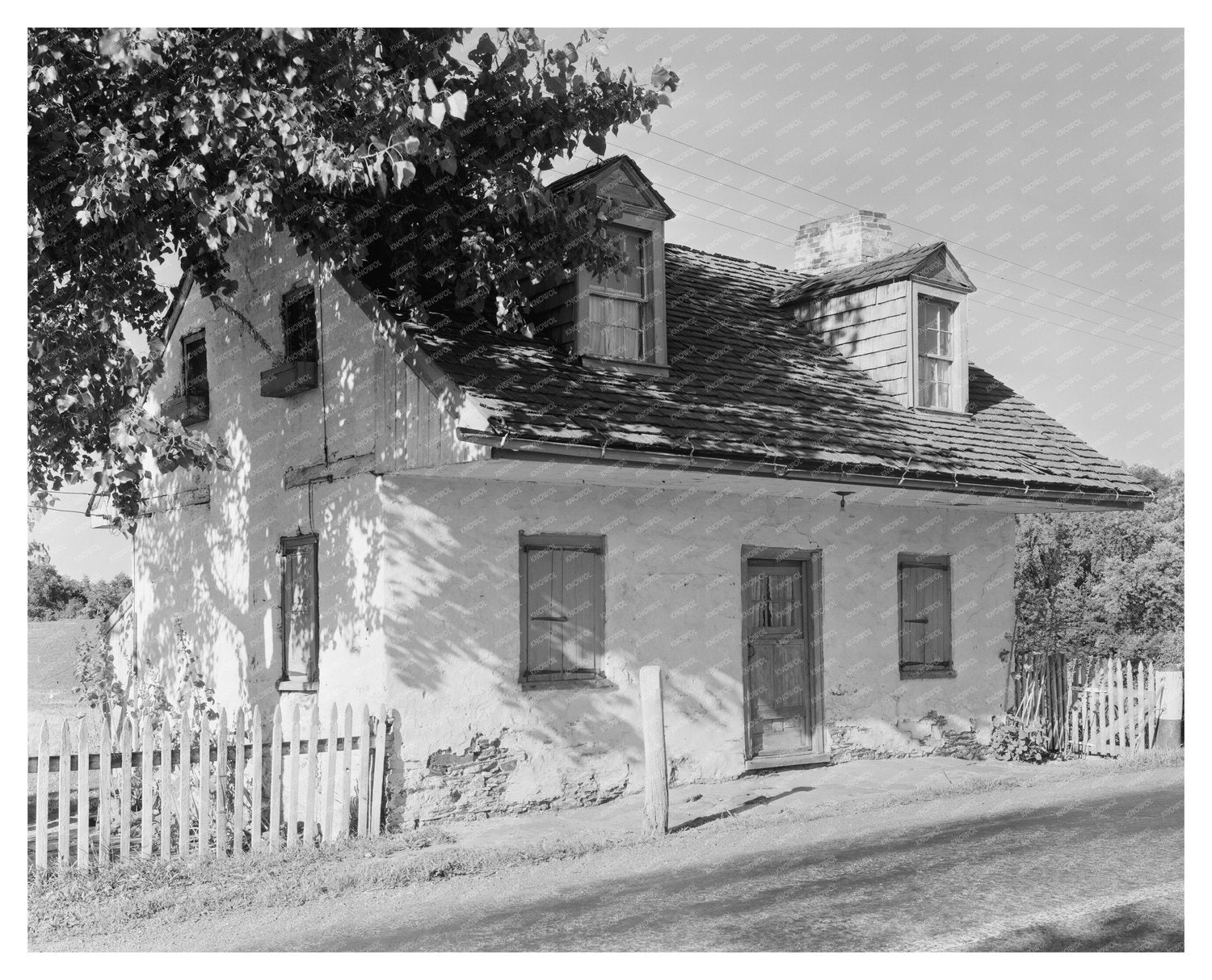 Frederick County MD Architecture 1900s Vintage Photo
