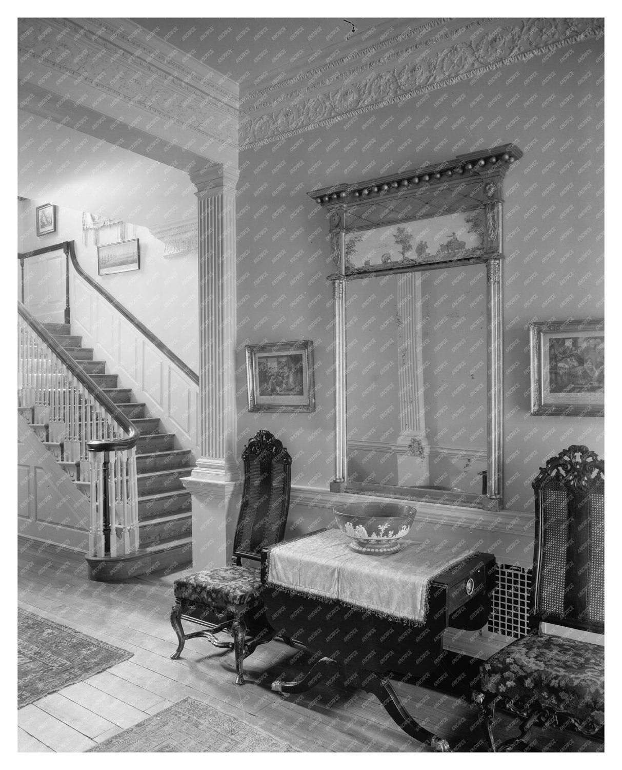 Vintage Manor House in Laurel, MD - 20th Century Photo