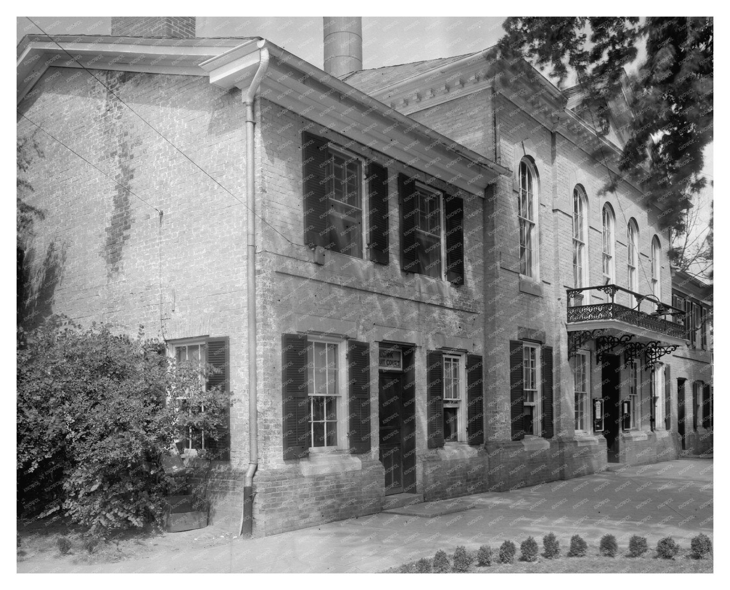 Centerville Courthouse, Maryland 1784 Vintage Photo
