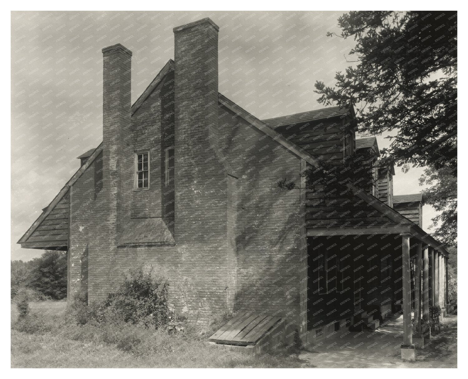 Historic Building in Valley Lee, MD 1696 Vintage Photo
