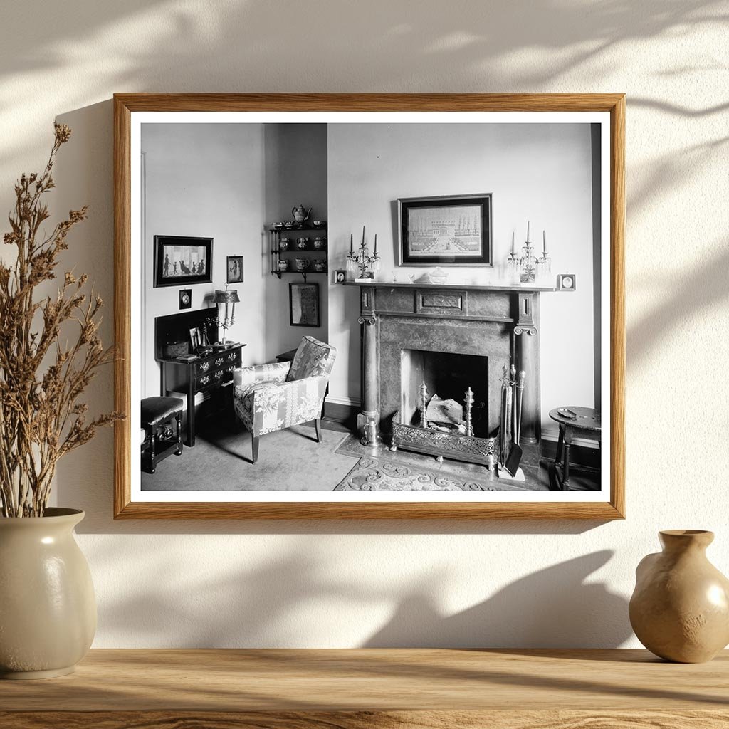 Baltimore Interior Scene 1900s - Historic Architecture Image