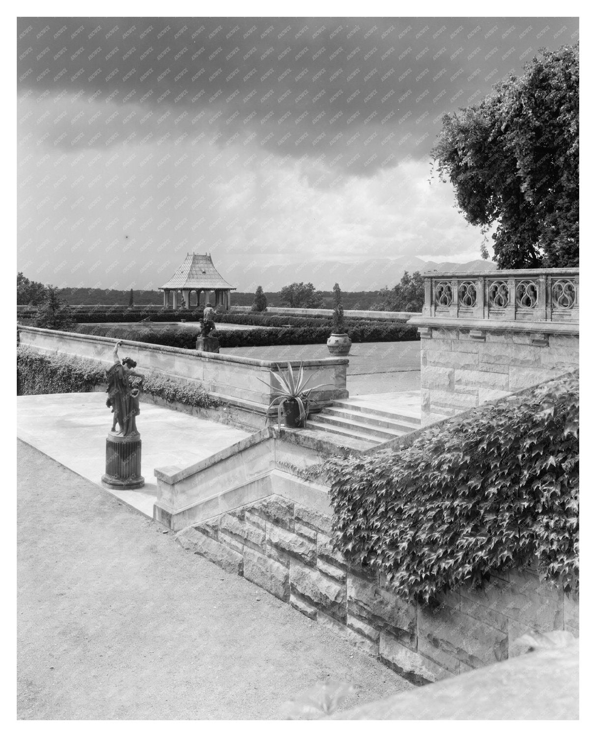 Asheville NC Building from 1895 - Historical Image