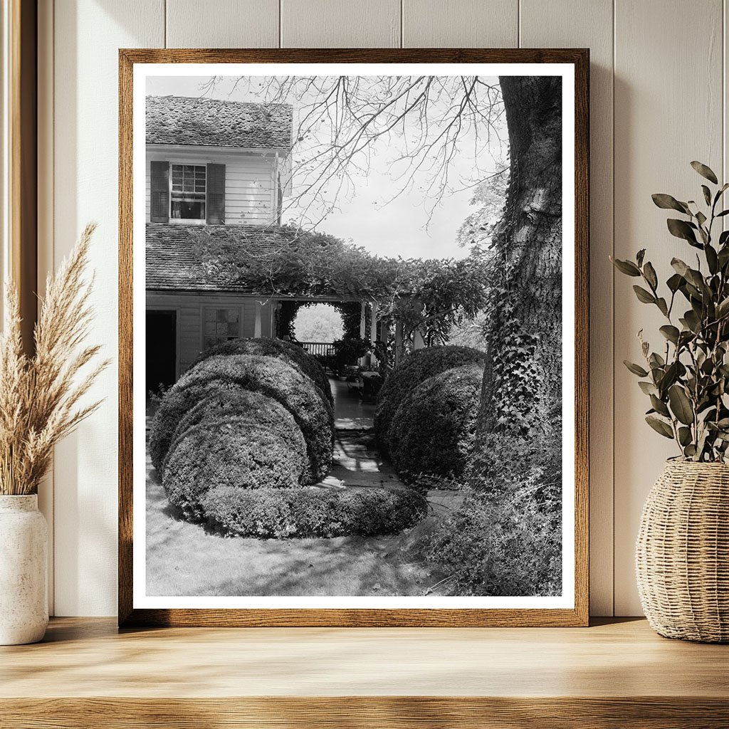 Hickory Nut Gap House, NC 1804 - Vintage Photograph