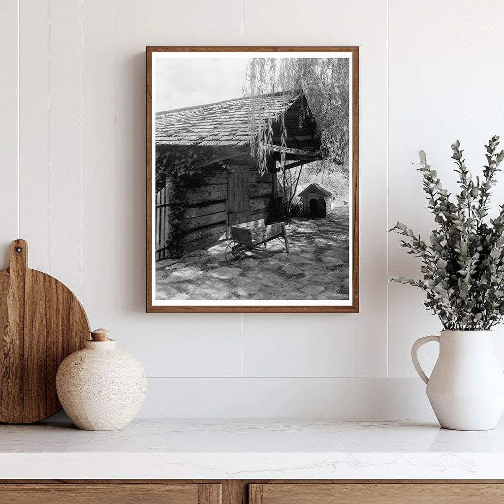 Hickory Nut Gap, NC Vintage Photo of 1804 Structures