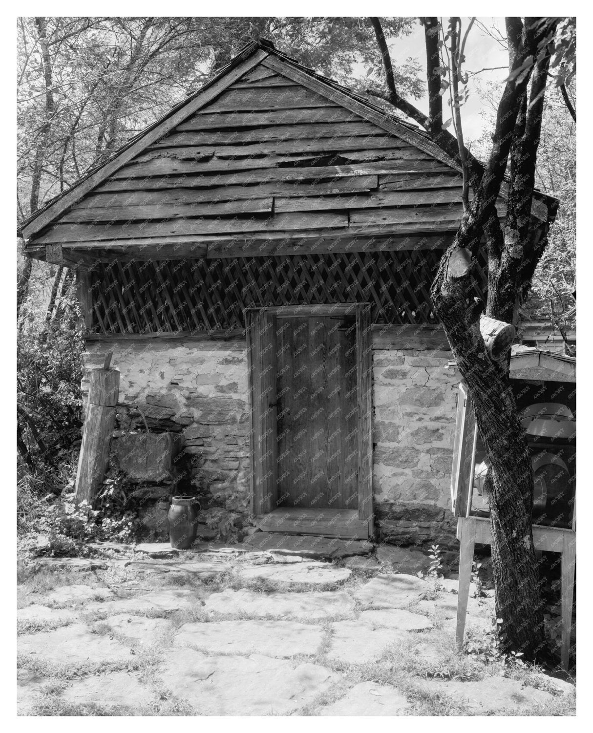 1804 Stone Building in Hickory Nut Gap, NC