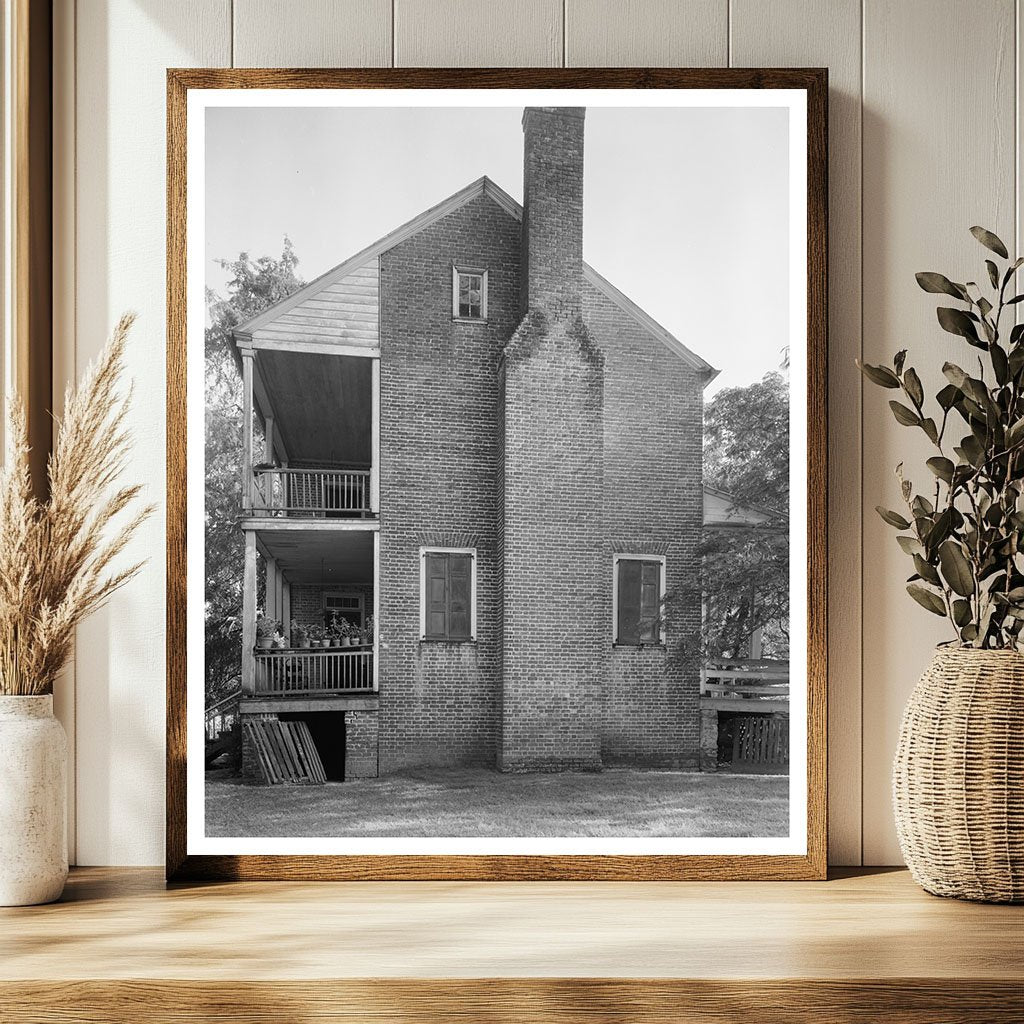 1829 Architecture in Morganton, NC - Historic Photograph