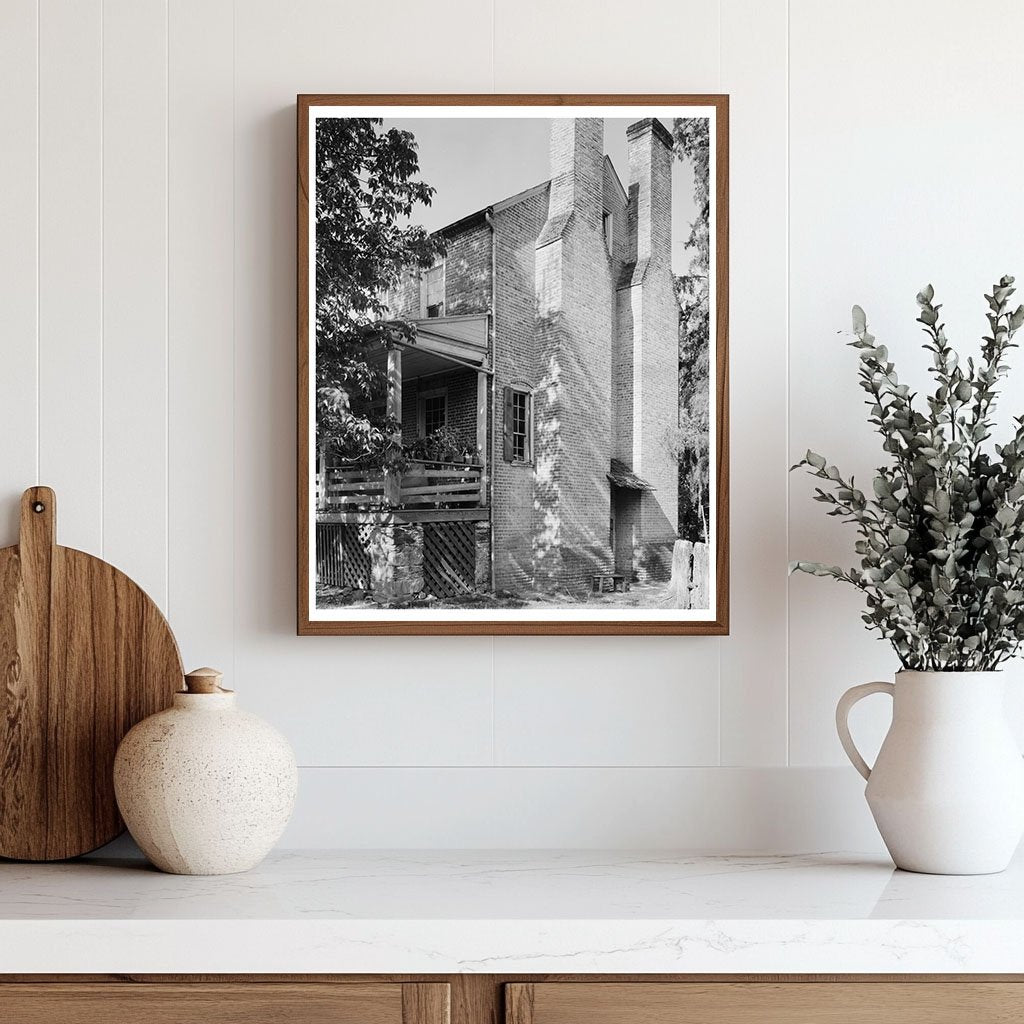 Morganton, NC Historic Building Photo from 1829