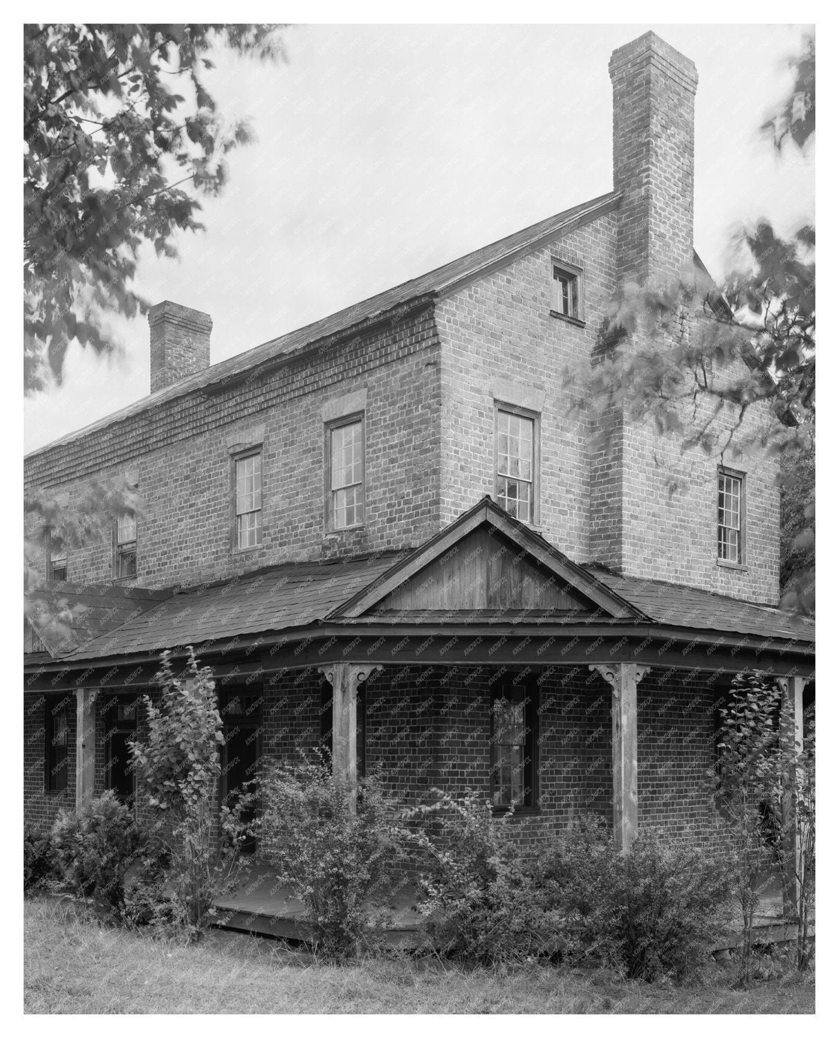 Morganton NC Estate 1812 - Historical Architecture Photo