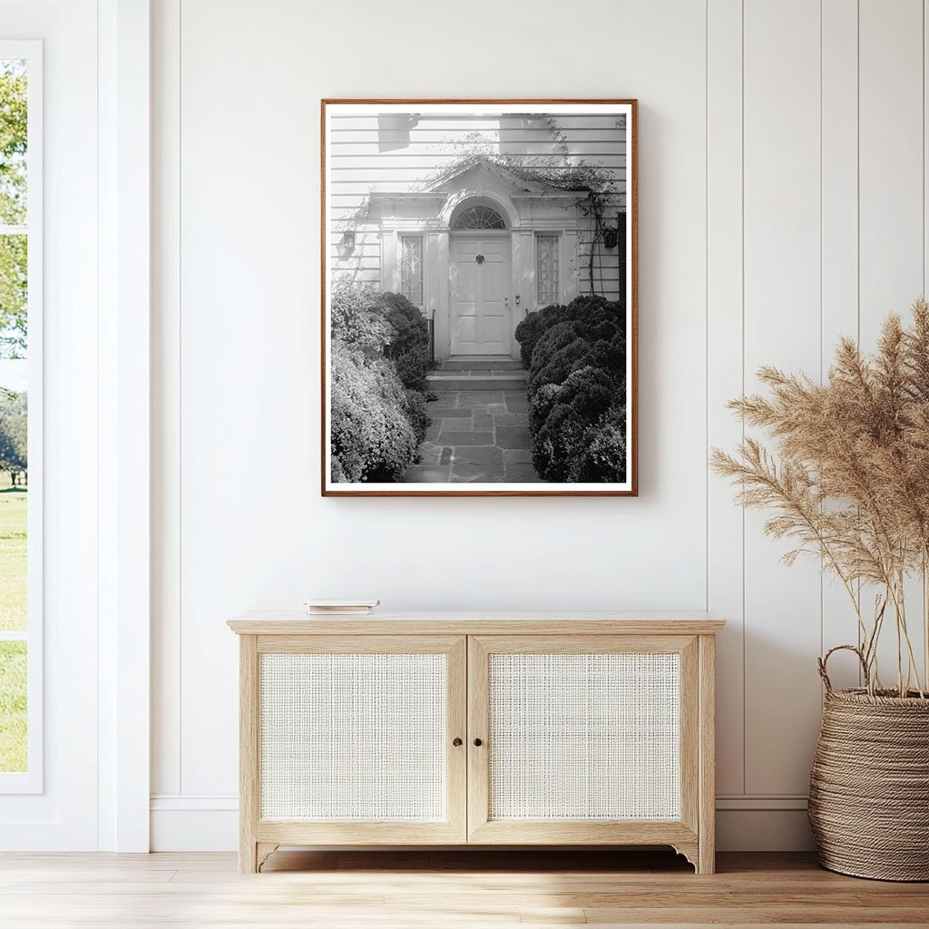 Concord NC Architecture Photo, 1953: Historic Doorways