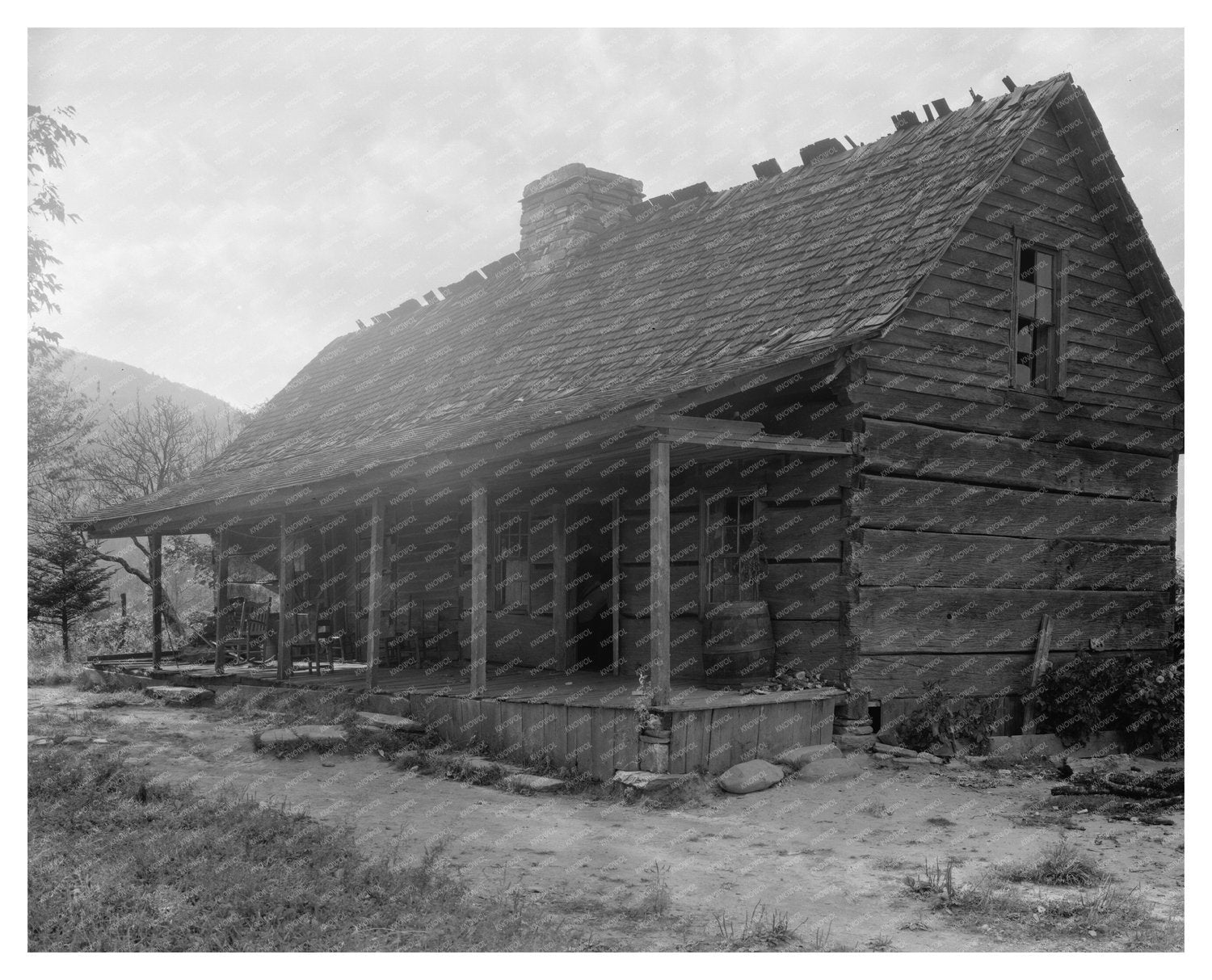 Saddle-Bag House in Blowing Rock, NC - 20th Century History