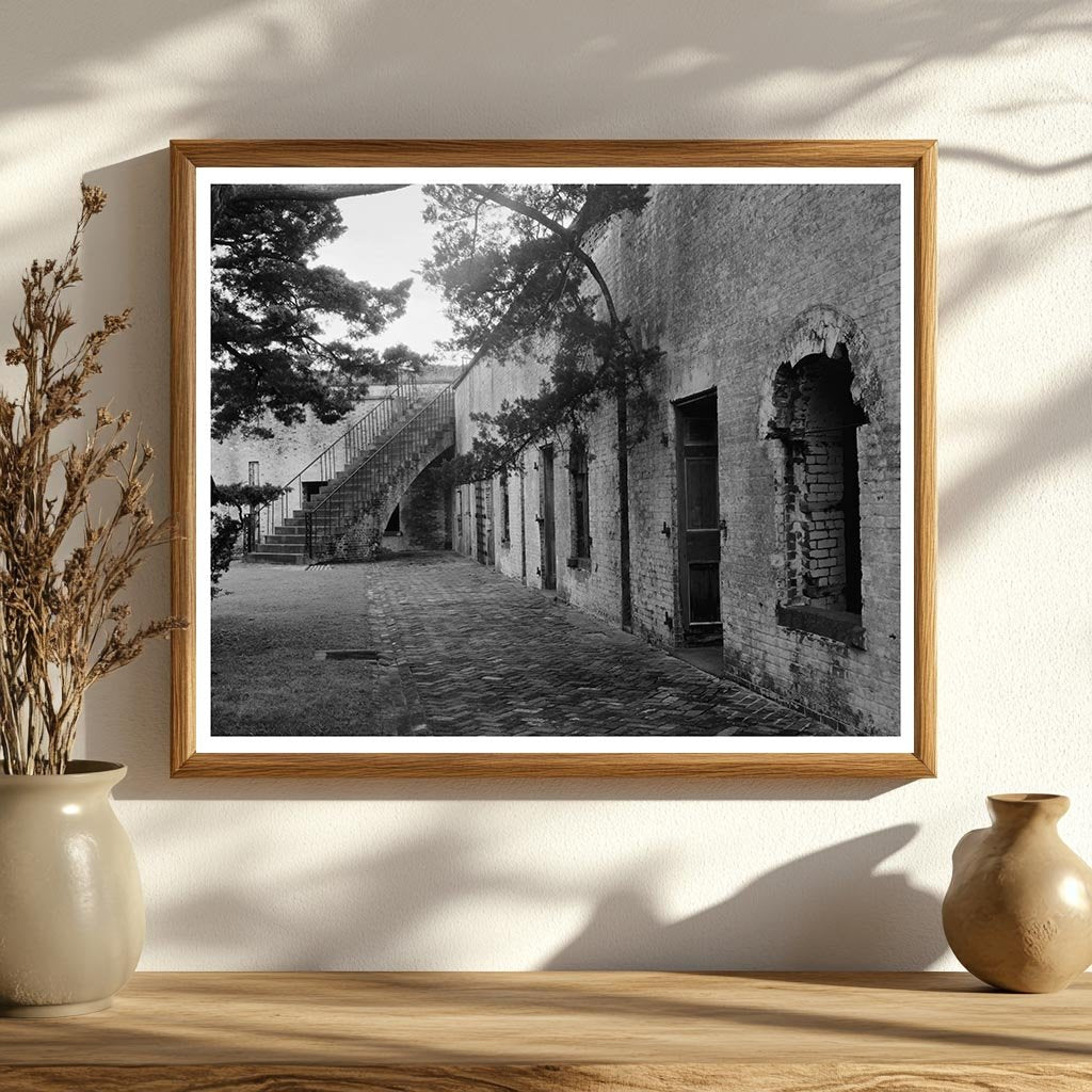 Beaufort NC Architecture 1834 Vintage Photograph