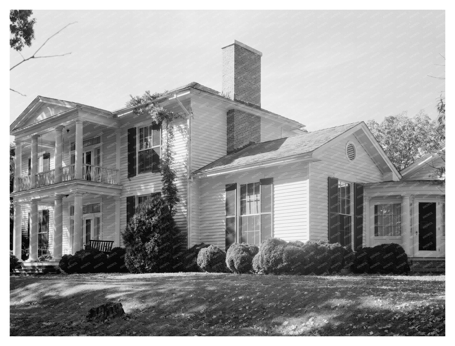 Forest Home, Yanceyville NC 1835: Vintage Photo