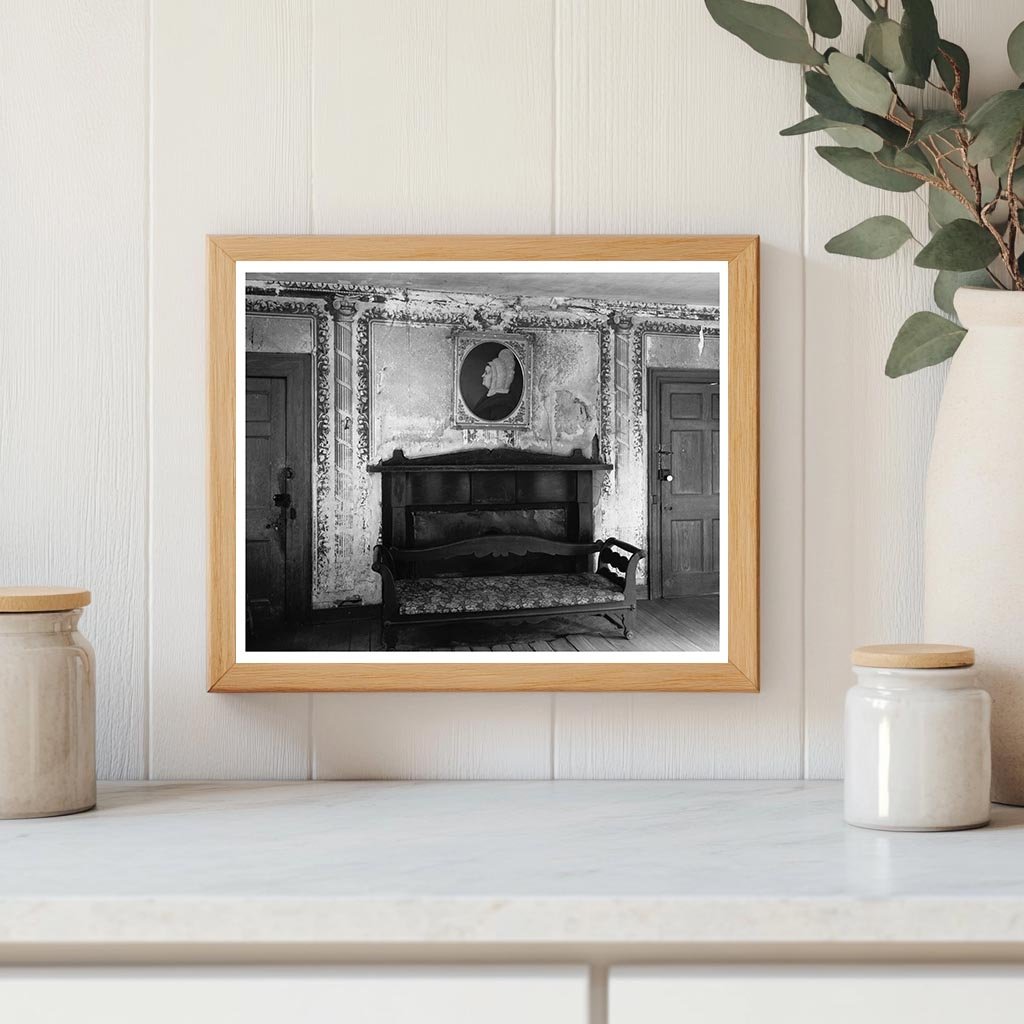1800s Interior Scene, Yanceyville, NC - Architectural Histor
