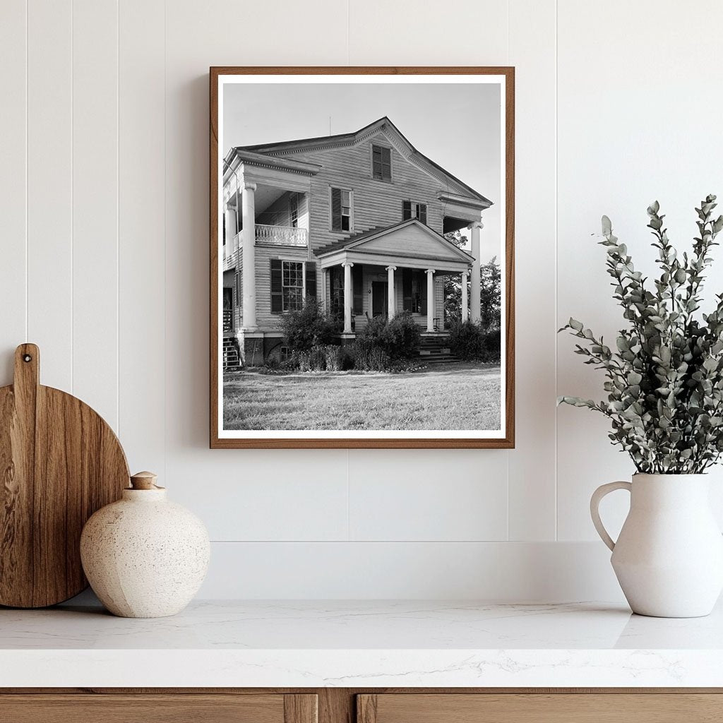 1830 Edenton NC Architecture - Vintage Photograph
