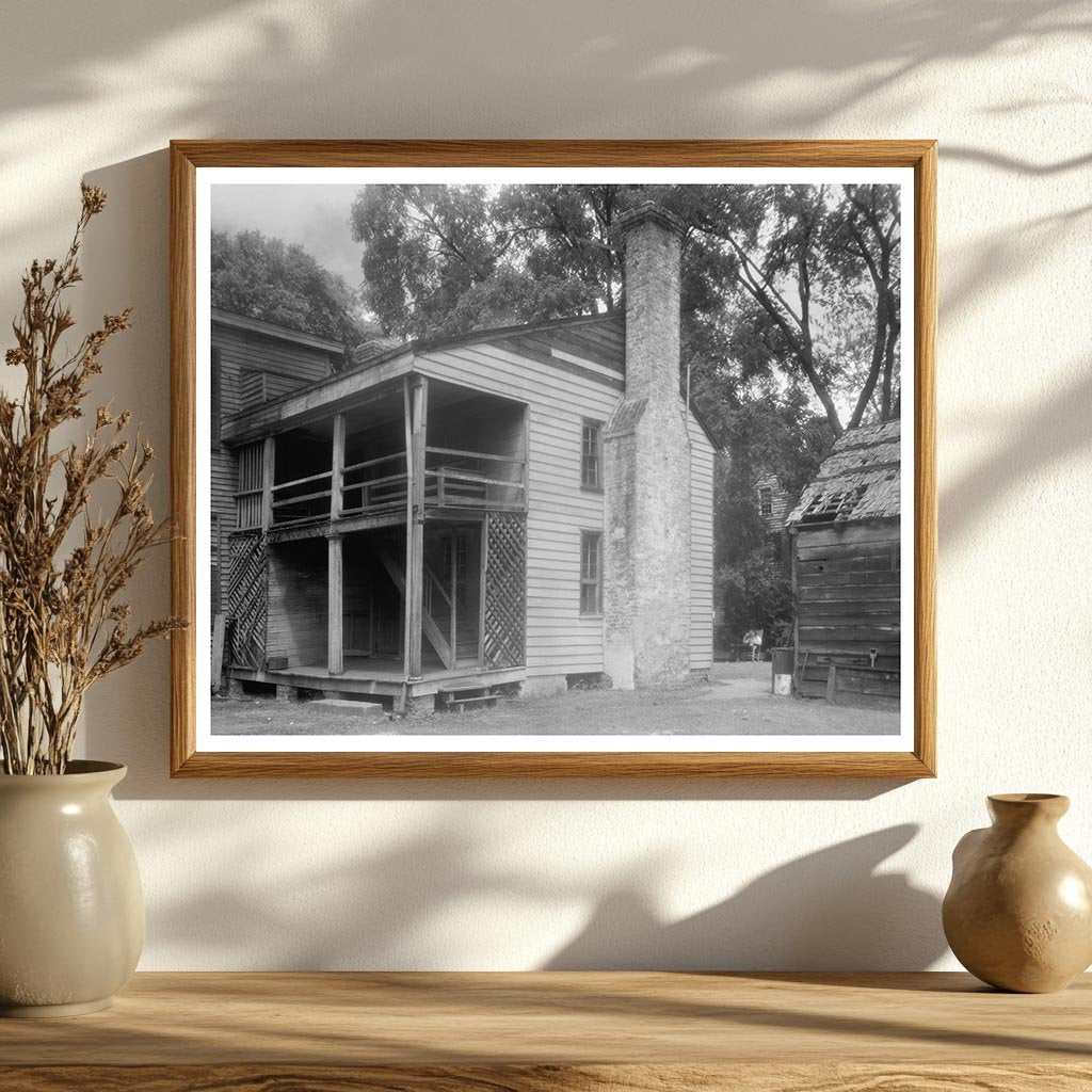 1953 Edenton NC Vintage Architecture Photograph