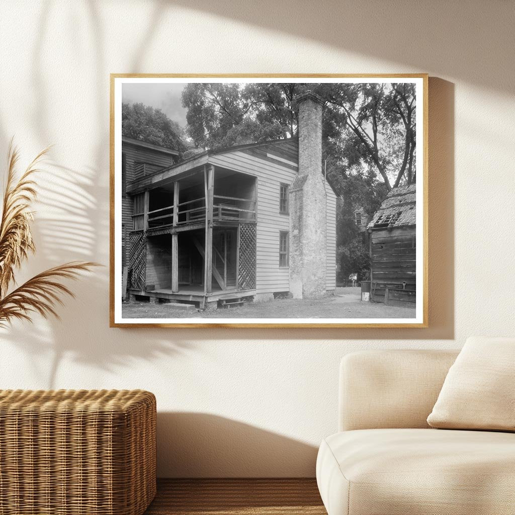 1953 Edenton NC Vintage Architecture Photograph