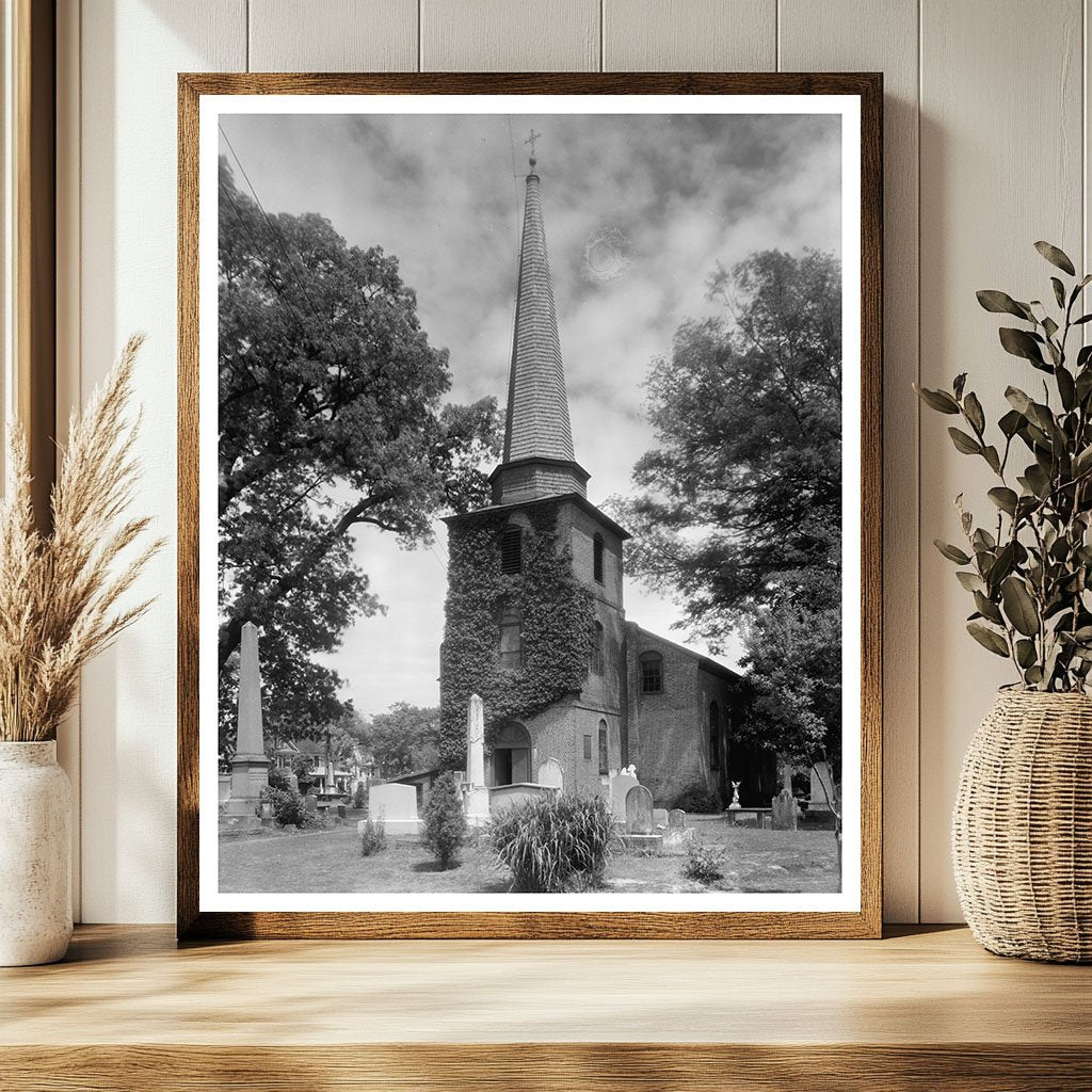 Historic Edenton, NC Site from 1736 - Vintage Photo 1941