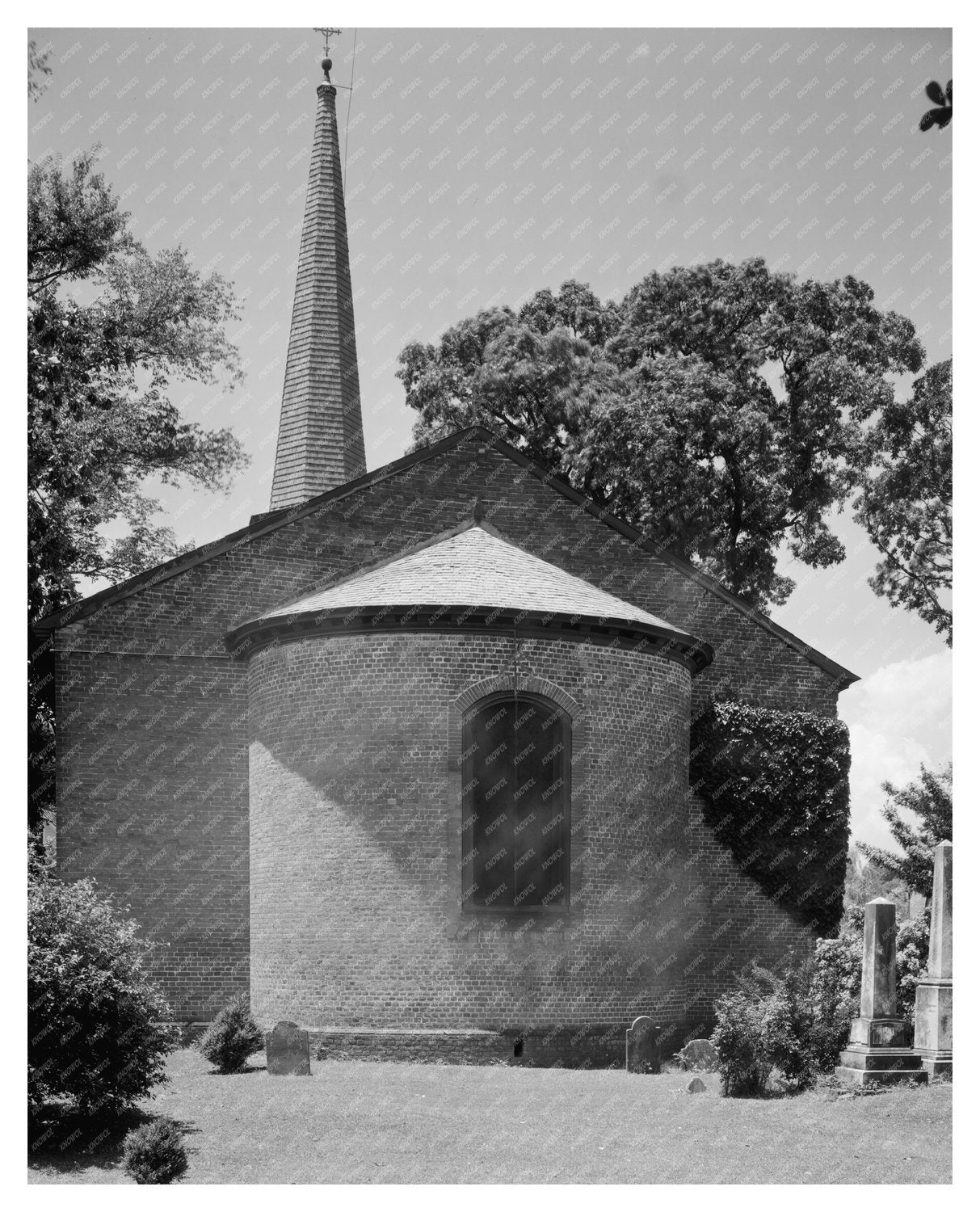 1736 Episcopal Church Architecture in Edenton, NC