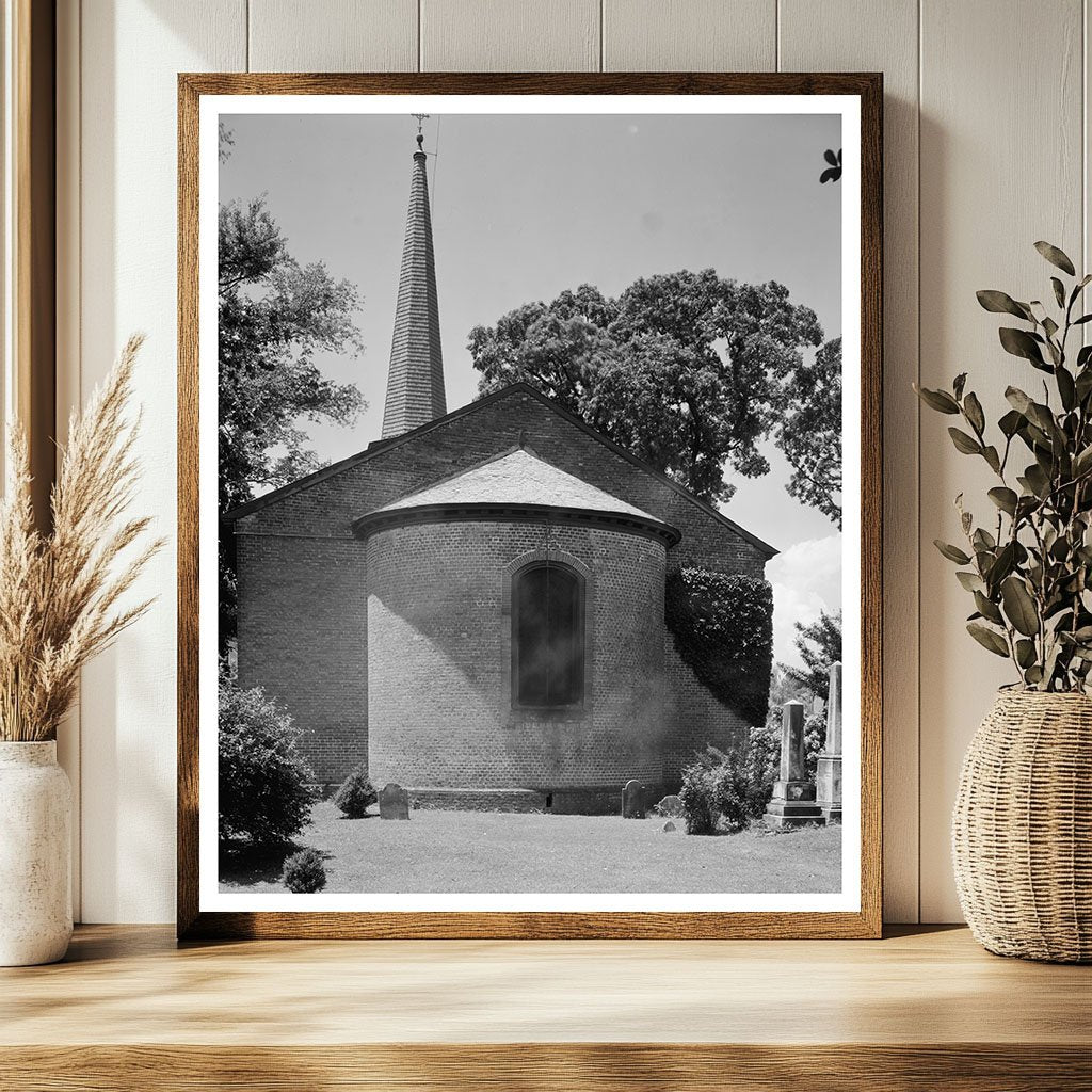 1736 Episcopal Church Architecture in Edenton, NC