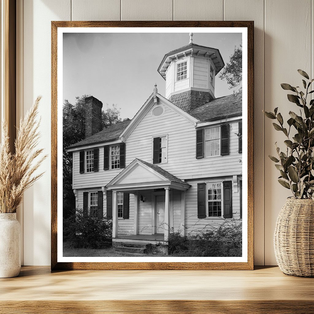 Cupola House Edenton NC 1941 Vintage Photograph